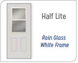 Half Lite Rain Glass