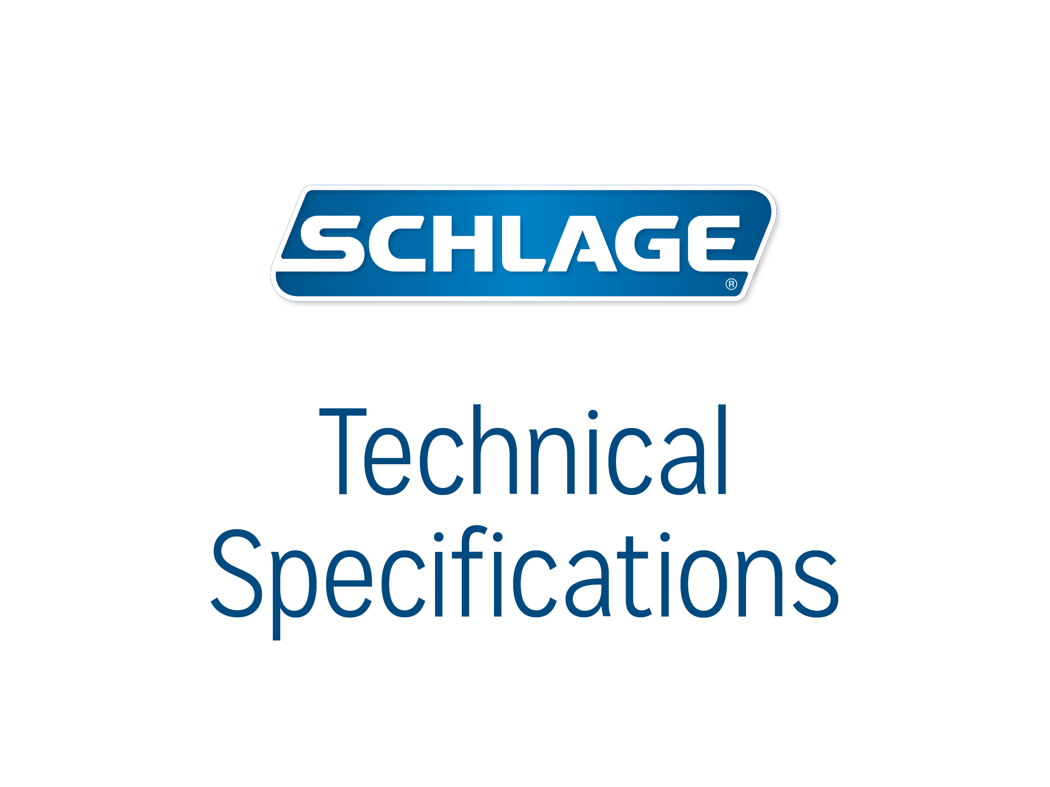 Schlage Technical Specs