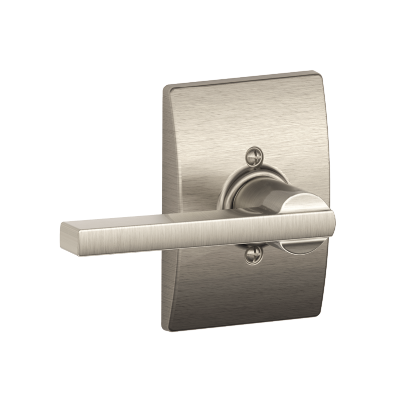 F170 Latitude/Century Dummy Lever 619 Satin Nickel Box Pack - F170